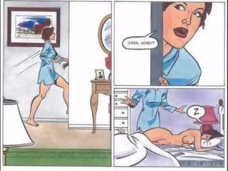 Lesbica milf servitù orgia fumetto