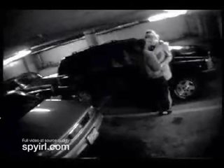 Security camera in parking lot catches saperangan having bayan