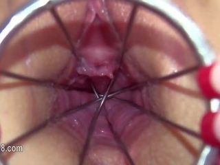 المجري نموذج محدق مع gyno اللعب